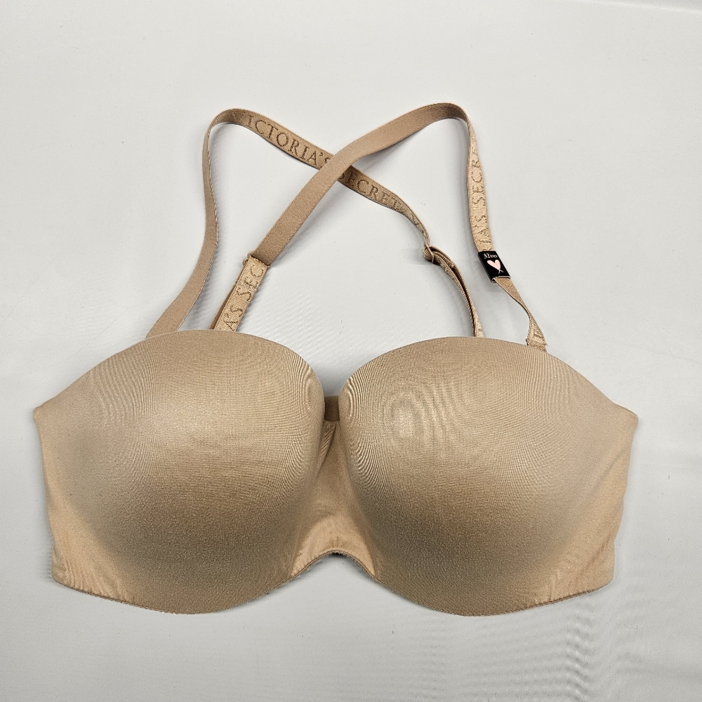 Victorias Secret Line Light Nude Underwire Convertible Bra 32DD NWOT